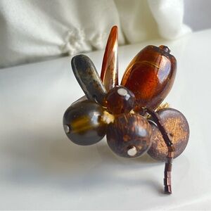 Handmade Beaded Jewelry Ring made by an artist in Europe